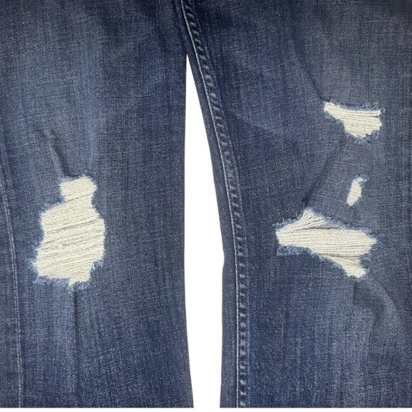 Mother High Waisted Rider Ankle Fray Jeans Size 26 In Wicked Wildflower Wash - Picture 12 of 16